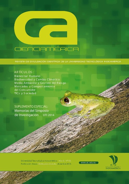 Portada Revista CienciAmérica 2014